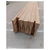 10 Pieces Oak Casing, 7ft L x 2 1/4 H, 70 Linear Feet