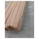 10 Pieces Oak Casing, 7ft L x 2 5/8 H, 70 Linear Feet