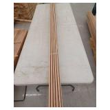 10 Pieces Oak Base, 8ft L x 2 13/16 H, 80 Linear Feet