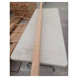 10 Pieces Oak Base, 8ft L x 2 3/4 H, 80 Linear Feet