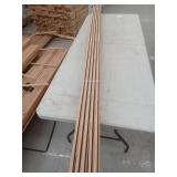 10 Pieces Oak Base, 8ft L x 3 1/4 H, 80 Linear Feet