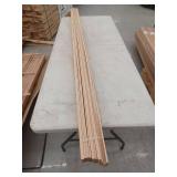 10 Pieces Oak Base, 8ft L x 2 1/4 H, 80 Linear Feet