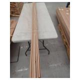 10 Pieces Oak Base, 8ft L x 2 13/16 H, 80 Linear Feet