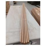 10 Pieces Oak Casing, 7ft L x 2 1/4 H, 70 Linear Feet