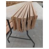 10 Pieces Oak Base, 8ft L x 2 3/4 H, 80 Linear Feet