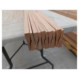 10 Pieces Oak Casing, 7ft L x 2 1/4 H, 70 Linear Feet