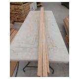 10 Pieces Oak Casing, 7ft L x 2 1/4 H, 70 Linear Feet