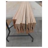 10 Pieces Oak Casing, 7ft L x 2 1/4 H, 70 Linear Feet