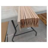 10 Pieces Oak Casing, 7ft L x 2 5/16 H, 70 Linear Feet