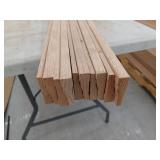 10 Pieces Oak Casing, 7ft L x 2 1/4 H, 70 Linear Feet