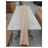 10 Pieces Oak Casing, 7ft L x 2 1/4 H, 70 Linear Feet