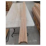 10 Pieces Oak Casing, 7ft L x 2 1/4 H, 70 Linear Feet