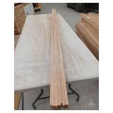 10 Pieces Oak Casing, 7ft L x 2 1/4 H, 70 Linear Feet