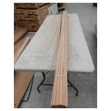10 Pieces Oak Casing, 7ft L x 2 1/4 H, 70 Linear Feet