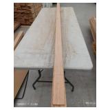 10 Pieces Oak Casing, 7ft L x 2 1/4 H, 70 Linear Feet