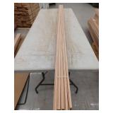 10 Pieces Oak Casing, 7ft L x 2 1/4 H, 70 Linear Feet