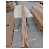 10 Pieces Oak Base, 12ft L x 2 3/4 H, 120 Linear Feet