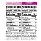 GoGo squeeZ Morning smoothieZ Variety Pack, Mixed Berry & Strawberry Banana, 3 oz (Pack of 20), Gluten Free Yogurt, Fruit and Oat Smoothie Snacks for Kids, No Preservatives, No Fridge Needed, BPA Free