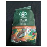 Starbucks House Blend  Ground Coffee  Medium Roast Hot or Iced Coffee  18 oz