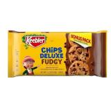 Keebler Chips Deluxe Fudgy Cookies Bonus Pack, 11.2 oz