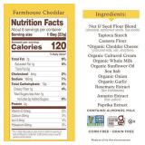 Simple Mills Almond Flour Crackers Snack Packs, Farmhouse Cheddar, Gluten Free, Flax Seed, Sunflower Seeds, Corn Free, Good for Snacks, 6.5 oz, Pack of 1 (8 Bags per Box)