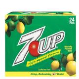 7UP NATURALLY FLAVORED SODA, 12-12OZ CANS