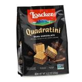 QUADRATINI DARK CHOCOLATE BITE SIZE WAFER COOKIES, DARK CHOCOLATE, 8.82oz