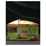 Mott s No Sugar Added Applesauce Variety Pack  3.2 oz  20 Count Clear Pouches