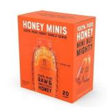Nature Nate s Honey Minis: 100% Pure Raw and Unfiltered Honey - 20 Single Serve Packets  Gluten-Free