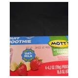 Motts Fruit Smoothie Strawberry Banana, 4.2 oz, 4 Pack