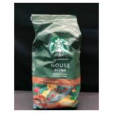 Starbucks House Blend  Ground Coffee  Medium Roast Hot or Iced Coffee  18 oz