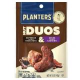 2 PK Planters Duos Espresso Flavored Hazelnuts & Cocoa Flavored Cashews