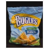 Bugles Crispy Corn Snacks  Hidden Valley Ranch  Family Size Snack Bag  14.5 oz Bugles