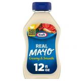 Kraft Real Mayo Creamy & Smooth Mayonnaise  12 fl oz Bottle
