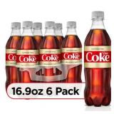 Diet Coke Caffeine-Free Bottles, 16.9 fl oz, 6 Pack