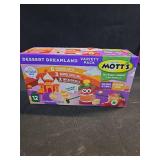 Motts No Sugar Added Dessert Dreamland Applesauce Pouches Variety Pack Caramel Apple Orange Swirl Bar & Snickerdoodle - 38.4oz/12ct