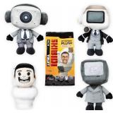 Skibidi Toilet Mystery Plush   Collectible Plush, All-New Collectibles, Officially Licensed Skibidi Toilet Merch (One Plush)