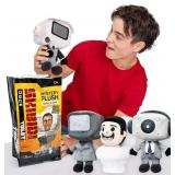 Skibidi Toilet Mystery Plush   Collectible Plush, All-New Collectibles, Officially Licensed Skibidi Toilet Merch (One Plush)