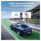 AZDOME M01 Dual Dash Cam Front and Rear with Free 64GB Card, 3" Screen Dual Dashboard Camera for Car, Built-in ADAS G-Sensor, 24H Parking Mode Car Camera (M01 Pro)