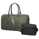 Men s Lightweight Nylon Duffle Bag for Travel Weekender Gym Overnight, 29L Small Carry On Bags, Green