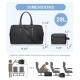 Men s Lightweight Nylon Duffle Bag for Travel Weekender Gym Overnight, 29L Small Carry On Bags, Green