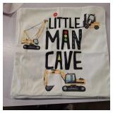 Yuzi-n Outer Space Pillow Covers Planet Astronaut Space Pillow Cases Decor for Nursery Kids Bedroom Playroom Classroom, 18 x 18 Inch Set of 4,Navy Blue-Space Dream Big