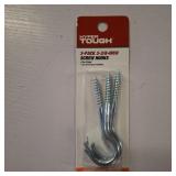 National Hardware N220-863 2156BC Screw Hook in Zinc plated,1/4" x 4-1/4"