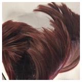 Short Natural Hair Toppers, Wig Toppers for Women Human Hair, Topper Hair Piece Human Hair Short, Natural Hair Toppers with Bangs (99J#)