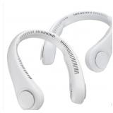 Portable Neck Fan   Hands-Free Bladeless Wearable Cooling Device, 5-Speed Twistable Airflow, 4000mAh Rechargeable Personal Fan