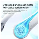 Portable Neck Fan   Hands-Free Bladeless Wearable Cooling Device, 5-Speed Twistable Airflow, 4000mAh Rechargeable Personal Fan