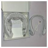 Portable Neck Fan   Hands-Free Bladeless Wearable Cooling Device, 5-Speed Twistable Airflow, 4000mAh Rechargeable Personal Fan