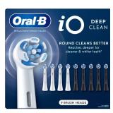 Oral-B iO Deep Clean Replacement Toothbrush Head, 9-count