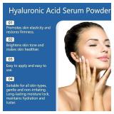 Hyaluronic Acid Powder, Hyaluronic Acid Serum Powder, Sodium Hyaluronate HA, Moisture Support Supplements (100g)