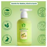 KINDORA Baby Lotion for Newborn | Plant-Based Moisturizer with Shea Butter, Aloe Vera & Calming Oils | Vegan, Hypoallergenic & Organic Body Lotion for Infant & Toddler Sensitive Skin   6.76 fl oz